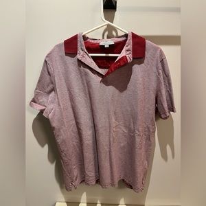 Canali Polo washed pink/rose colour size 56 fits like M/L